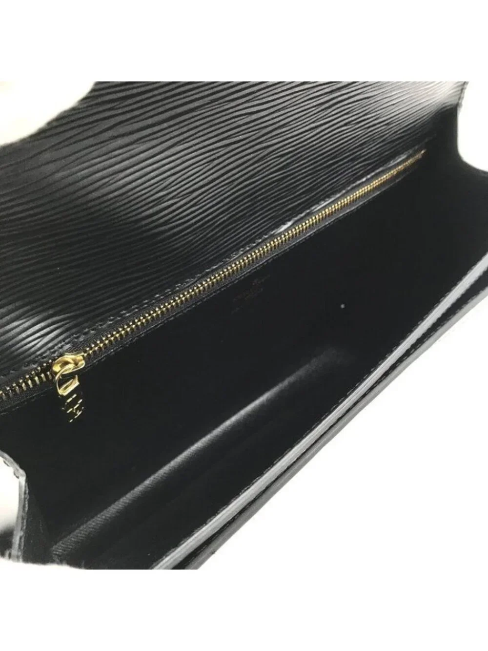 Louis Vuitton Epi Sellier Dragonne Second Hand Bag Black Bag